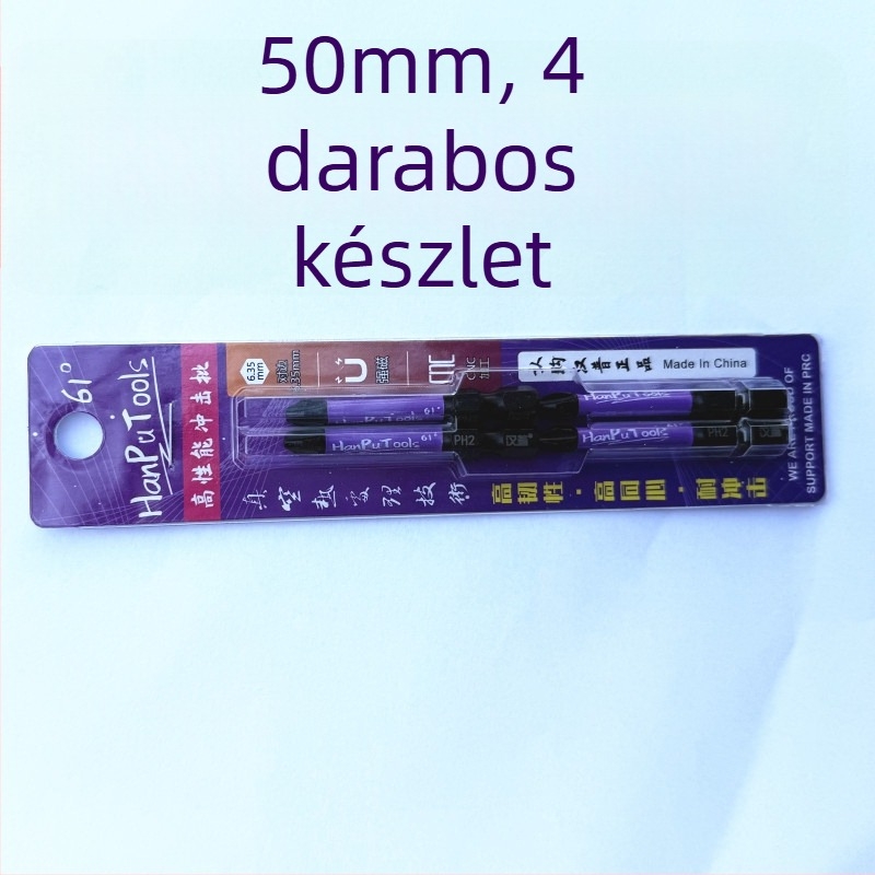 Keresztfejű csavarhúzóbit Nb-S2, 61° szög, ütésálló, mágneses