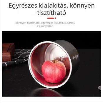 304 rozsdamentes acél fűszertartó edény fedéllel, folyékony fűszerekhez, modern minimalista stílus, testreszabás és logó nyomtatás