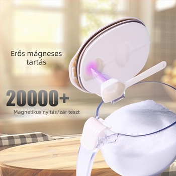 AIVEMA Mágneses kanálos fűszeres doboz, műanyag, modern stílus