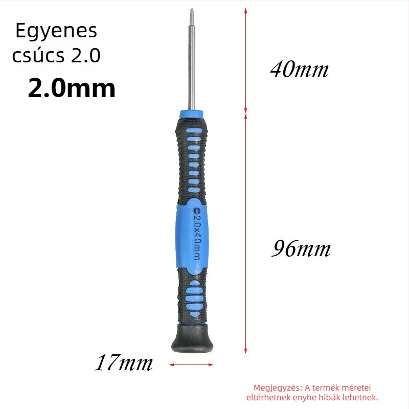 Többcélú precíz csavarhúzó mobiltelefon javításhoz, CR-V acélból, szigetelt, mágneses, súly 0.08
