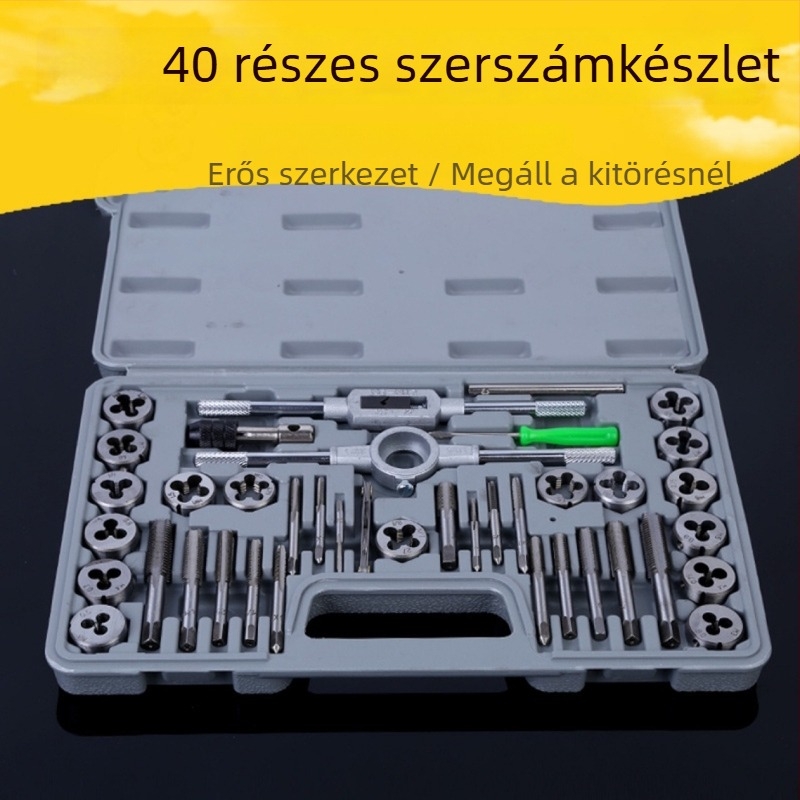 Marley 40 darabos metrikus menetkivágó készlet M3–M12