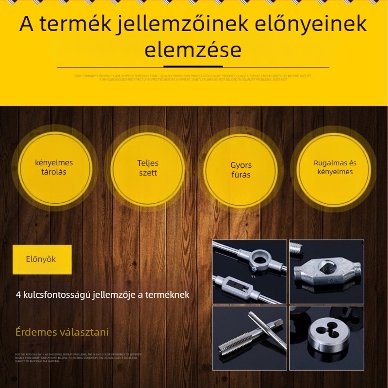 Marley 40 darabos metrikus menetkivágó készlet M3–M12