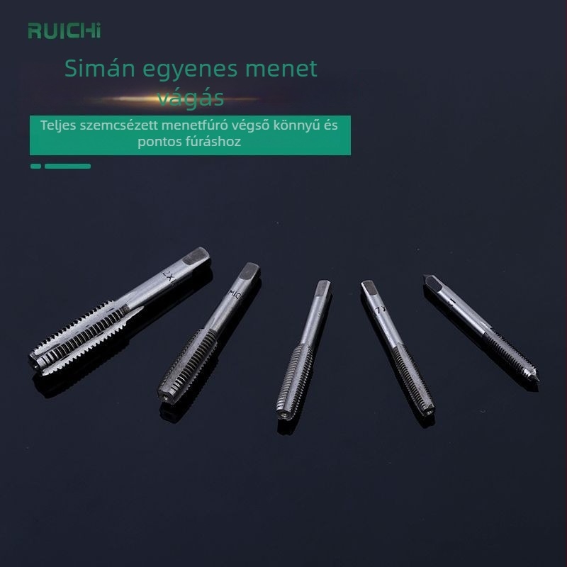 Menetkészlet Tap Die, 12 vagy 20 darab, 45# acél, ruichi márka, tömeg 0,42–0,52 kg