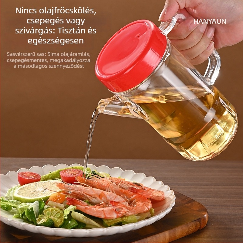Műanyag fűszertartók önthető nyílással, átlátszó fűszertartók és fűszerdoboz; Han Yalin, logó nyomtatás, testreszabás, Light Luxury stílus