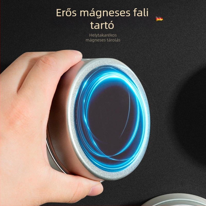 Bosans mágneses fűszeres doboz fedéllel – szilárd fűszerekhez, testreszabható logó, modern minimalista stílus