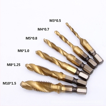 QIANBO integrált menetfúró-bit M3–M10, menetfúrás és fúrás egy lépésben, egy csomag, 0,2 kg