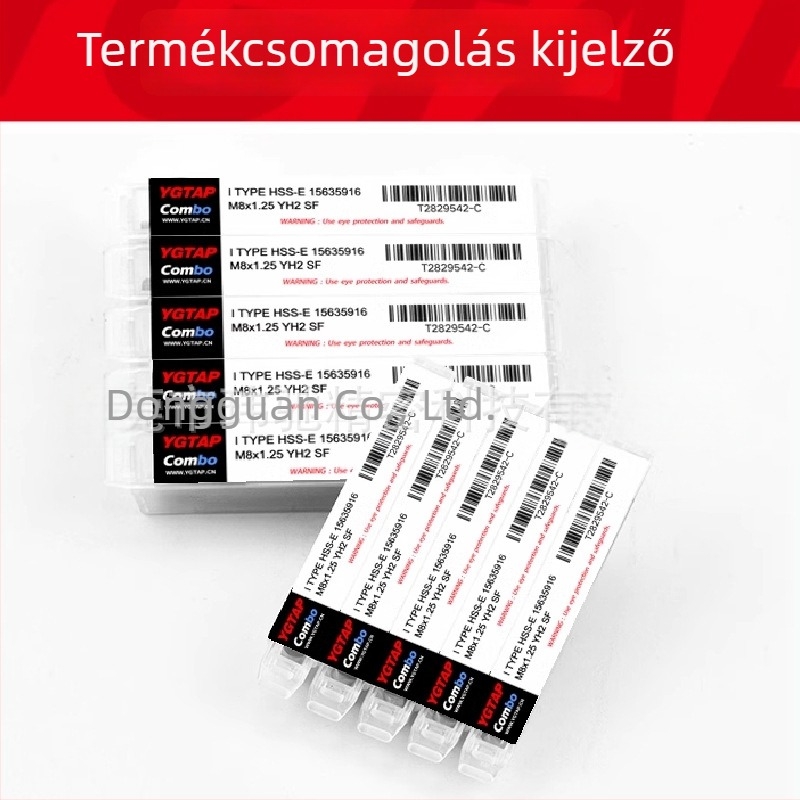YG TAP Rozsdamentes acél menetfúró gépi használatra