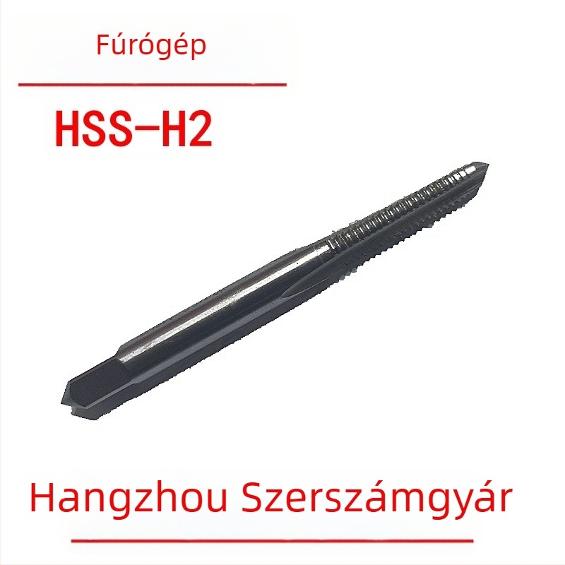 Géphez tartozó menetvágó csapok egyenes hornyolt, metrikus, HSS, méretek M3–M30