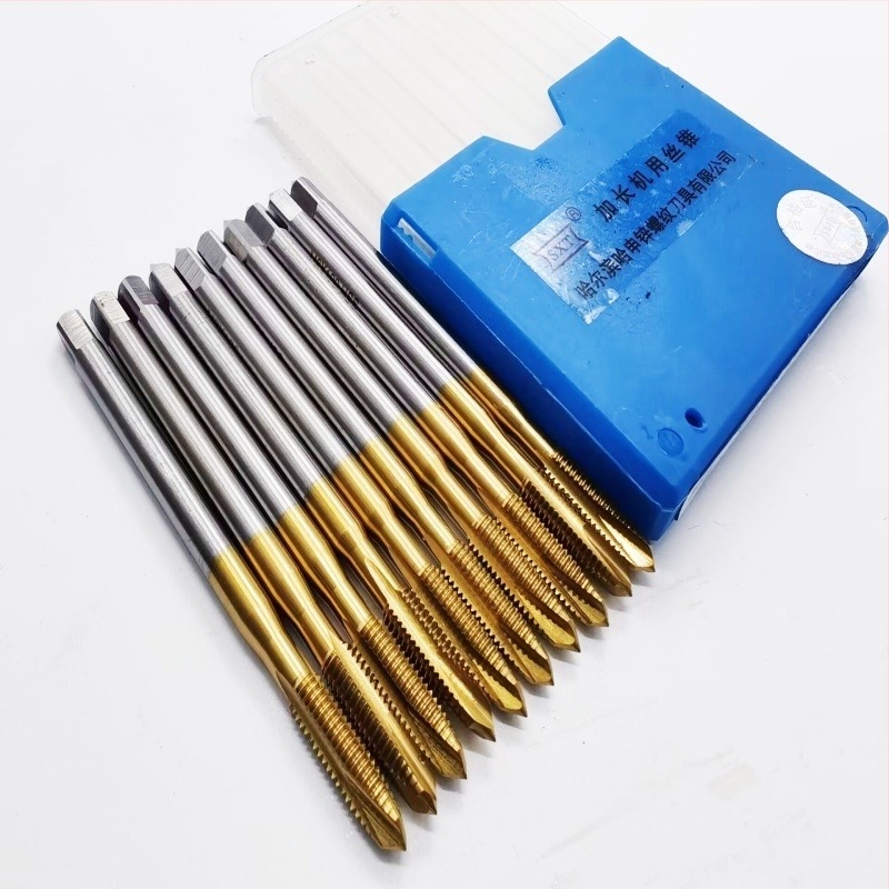 HSS W6542 hosszított hegű titán bevonatú menetfúró