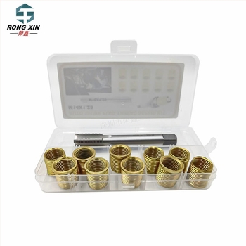 13 darabos gyújtógyertya menetjavító készlet, galvanizált bevonattal