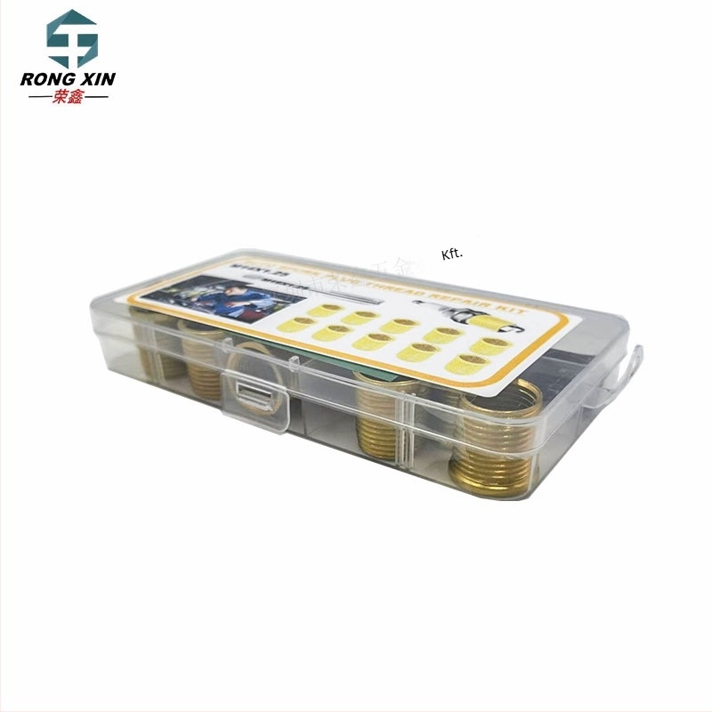 13 darabos gyújtógyertya menetjavító készlet, galvanizált bevonattal