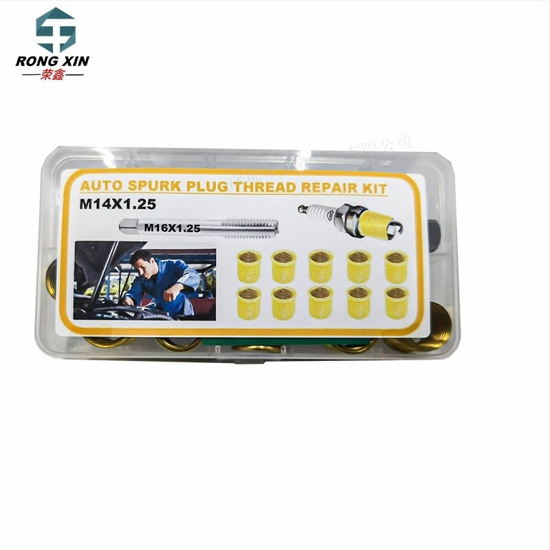 13 darabos gyújtógyertya menetjavító készlet, galvanizált bevonattal