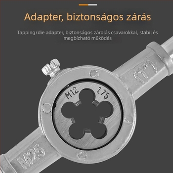 Metrikus menetkészlet - kézi tap wrench - HEWEGO sorozat 01