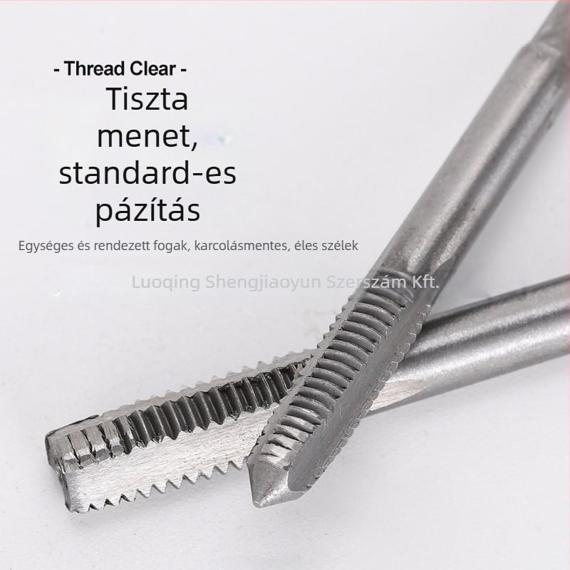 Tap és die készlet, metrikus, nagy keménységű, kézi működtetésű