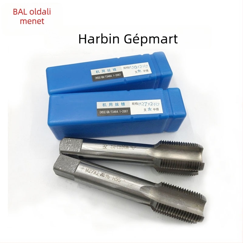 Bal oldali menetfúrók M36–M45, HSS, LH