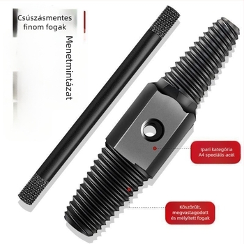 Univerzális menetkivágó eszköz csaptelekhez és csövekhez, a törött menet eltávolítására (Márka: Middle school; Alkalmas csapokra és csövekre; Eltávolítja a törött menetet)