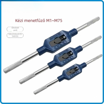 Kézi Tap Wrench, állítható, T-típusú tok