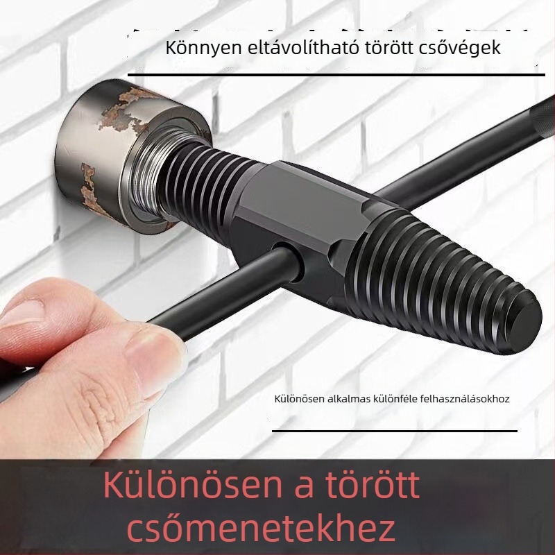 Csaptelep szálkivágó – univerzális, visszafelé futó menet, háromszög alakú szelep, Thick