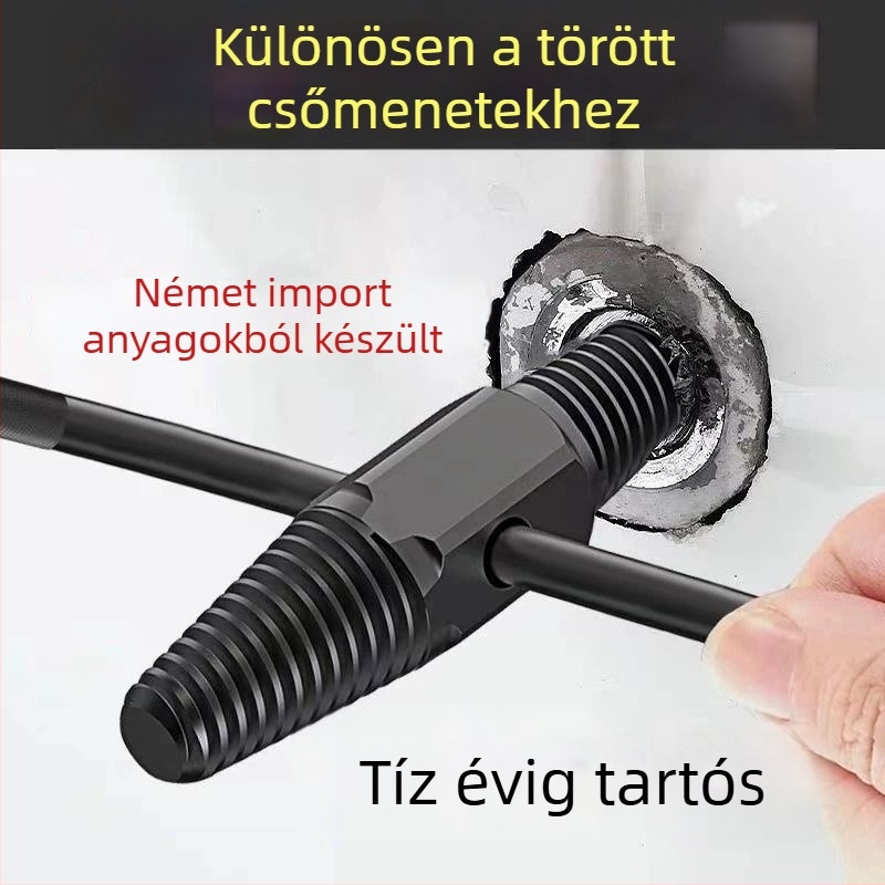 Csaptelep szálkivágó – univerzális, visszafelé futó menet, háromszög alakú szelep, Thick