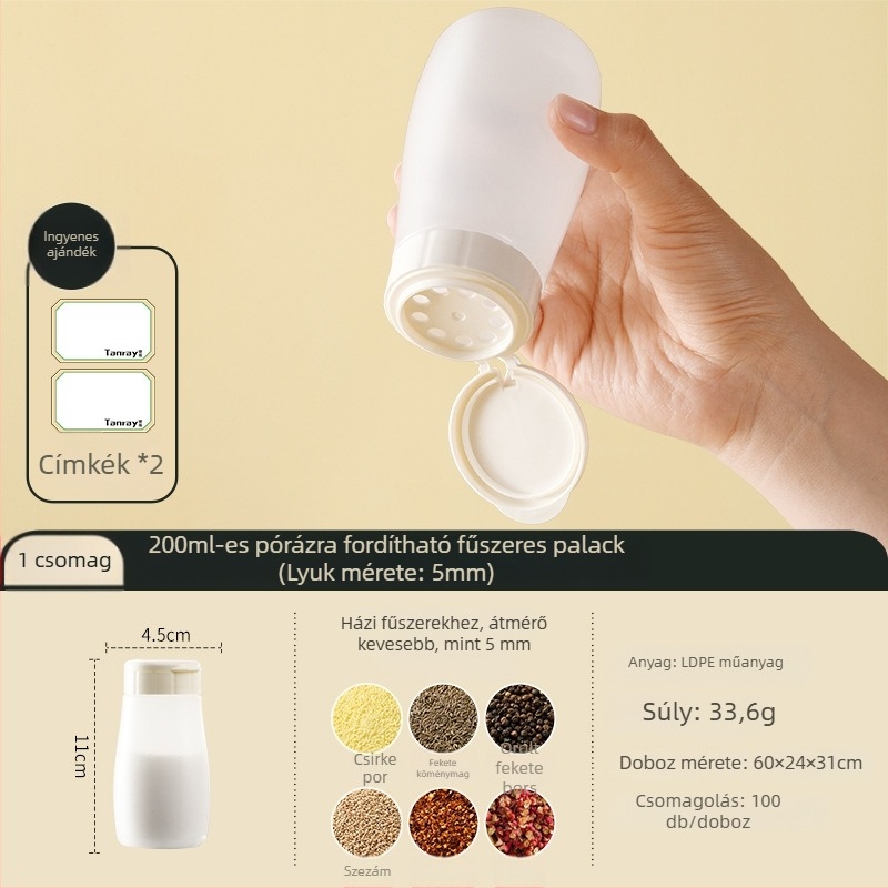 Só- és fűszerező doboz, Tangya Tanray, műanyag, szilárd fűszerek, japán stílus