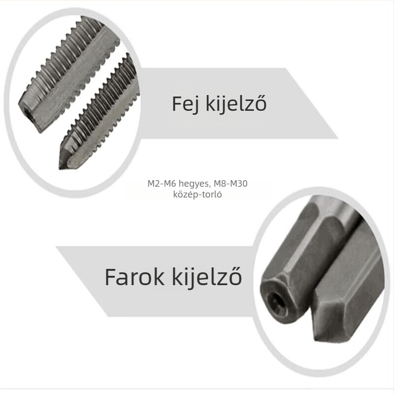 Gépmenetmetsző, 2-konusú, 3–20 mm, H2