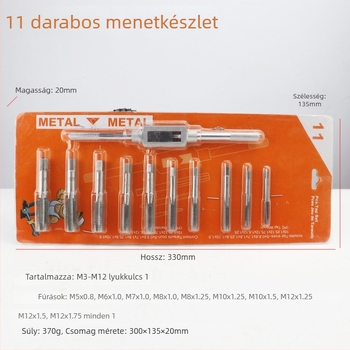 11 részes tap and die készlet – körkörös dies készlet, Prosperity