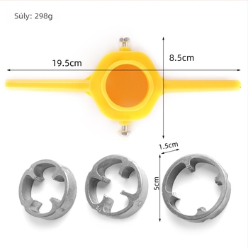 PPR műanyagcsövekhez 6 részes csőmenet-készlet