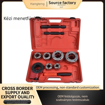 Aotuo Könnyű csőmenet-készítő eszköz Tap- és Die-készlettel — kézi menet galvanizált vascsövekhez