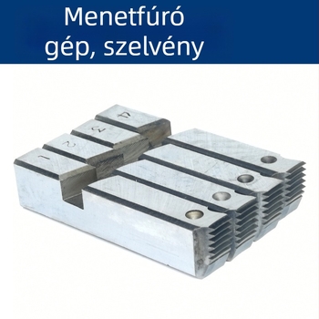 Elektromos menetfúró gép külső menetfejjel galvanizált csövekhez
