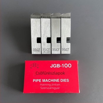 Elektromos menetkészítő készlet 9SiCr ötvözetű acélból, 100 típusú menetfúrók