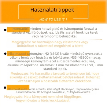 Step drill reamer, kobaltottartalmú gyorsacélból készülő, meghajtó: hatszögletű/gyűrűs/ háromutas, maximális vágási mélység 3 mm, márka Super-Creative