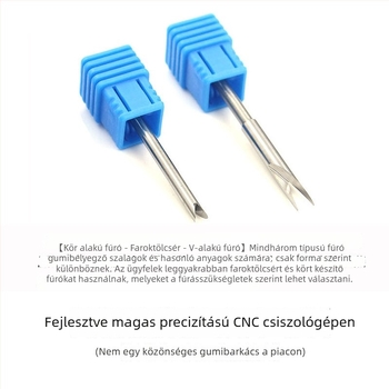 BANGLUN gumírozott autóipari tömítések fúrófeje – gyorsacél, CNC megmunkált, U-formájú lyuk