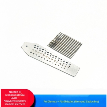 Órák javításához készlet: Mikro menetes konusz lemez készlet, ötvözet acélból, 15 darab, Nemzeti szabvány, Cikkszám Micro Thread Cone Plate Set