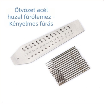 Órák javításához készlet: Mikro menetes konusz lemez készlet, ötvözet acélból, 15 darab, Nemzeti szabvány, Cikkszám Micro Thread Cone Plate Set