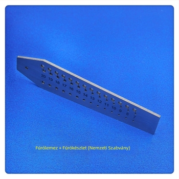 Órák javításához készlet: Mikro menetes konusz lemez készlet, ötvözet acélból, 15 darab, Nemzeti szabvány, Cikkszám Micro Thread Cone Plate Set