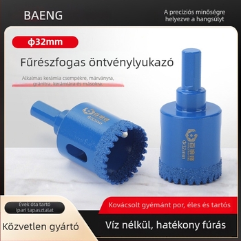 Baifeng Tools recés brazed lyuknyitó csempe, üveg és kőlemezek – száraz fúrás