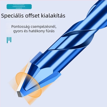 Kerámia csempe és beton fúró – döntött fejű, excentrikus, háromszög alakú fúró cementfalakhoz és csempékhez