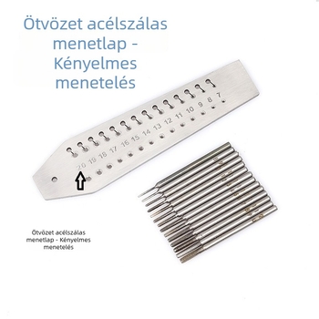 Óraszerelő eszközök – Mercury Wire Board, Tapping Board, Tap és Die, Miniature Tap Board Set (1 készlet; telekommunikációs karbantartás)