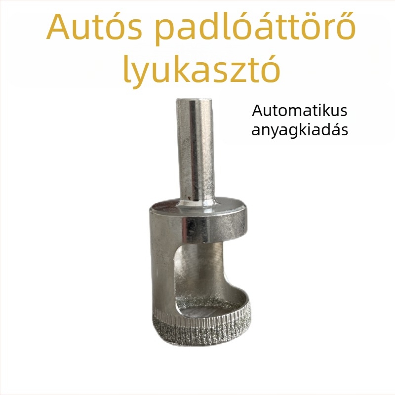 Autómatrac lyukasztó fúró bőr- és gumiszőnyegekhez, csempe padlóhoz automatikus hulladékeltávolítással – Jiamin