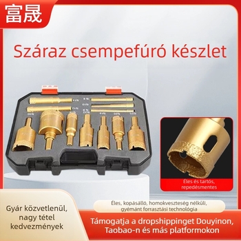 Márvány, gránit, kerámia és vitrifikált burkolólapokhoz készlet nyílásfúráshoz — vízszállító fúrófejek elektromos fúróhoz, márka Fusheng