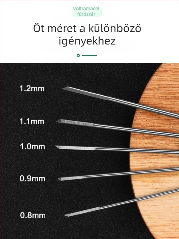 Gyöngyök perforáló tűje jade- és kő ékszerekhez — lyukasztó eszköz fúrófejjel dió, Bodhi mag és kagyló gyöngyökhöz