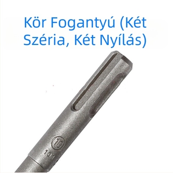 Betonhoz készült ütőfúró – körkörös nyakú szár, falon át, hosszított kivitel