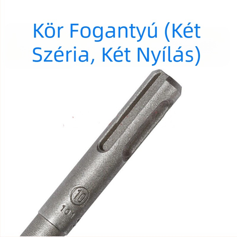 Betonhoz készült ütőfúró – körkörös nyakú szár, falon át, hosszított kivitel