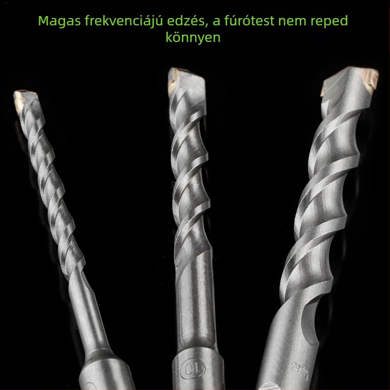 ATO négyszögletes szárú tégla-beton fúró, négy lamellával a betonfalakhoz