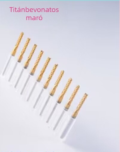 Haochen márkájú lapos maró PCB-hez, titánbevonattal, volfrámacél