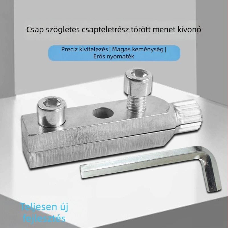 Többfunkciós menetkivágó/kinyomó eszköz csaptelekhez és vízvezetékekhez – sérült/letört menetekhez