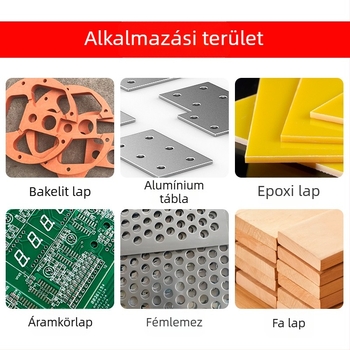 PCB maró – karbid wolfrám, mikro kemény, többszörös fogú, CNC gravírozáshoz