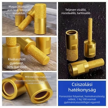 Dr. Jian Brazed csempecsiszolófej szögcsiszolóhoz - vágó, maró és hornyoló eszköz kerámia és kvarc kő számára