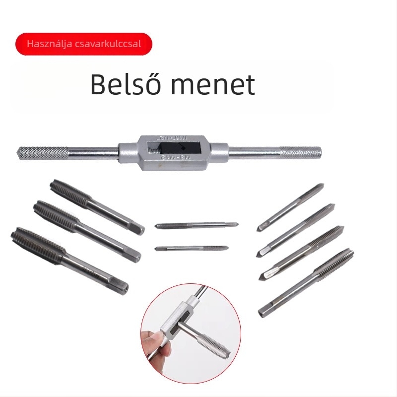 Xinsen Tuo Kézi Menetkészlet, Magas Kopásállóság, Metrikus Menet, Fémipari Kéziszerszám-készlet