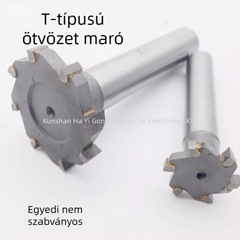 T-nyílású maró, egyenes nyelű, ötvözetbe ágyazott, megmunkálási tartomány 14